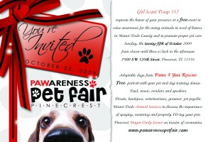 PAW Invite PAWareness Invitation