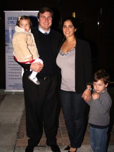 Erik and Carmen Wesoloski with daughter, Isabel and son, Michael